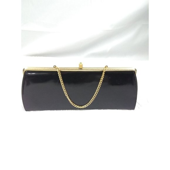 Vintage Theodor California extra wide elegant small handbag gold chain - Picture 1 of 12